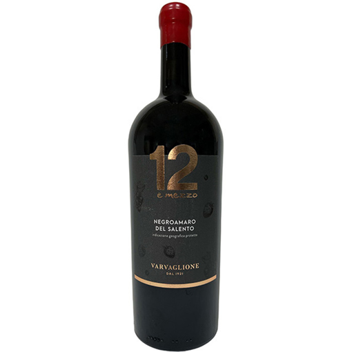 Εικόνα της Varvaglione 12 e Mezzo Negroamaro Del Salento IGP 2019 1.5L