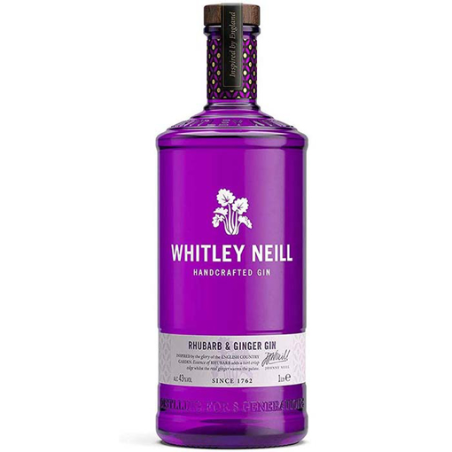 Picture of Whitley Neill Rhubarb & Ginger 1L 43%