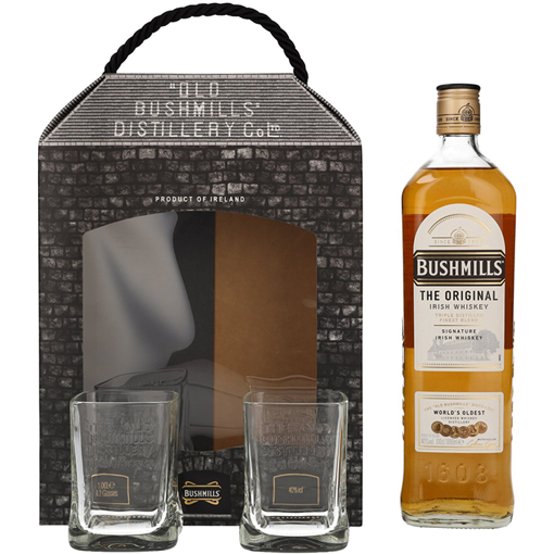 Εικόνα της Bushmills Original 2 Glass 1L 40%