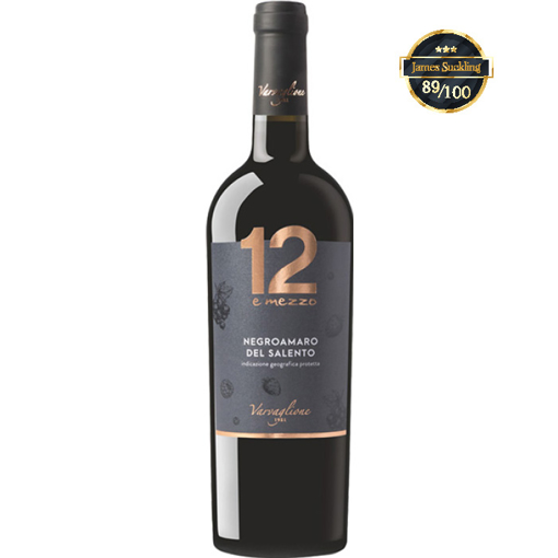 Εικόνα της Varvaglione 12 e Mezzo Negroamaro Del Salento IGP 2019 0.75L