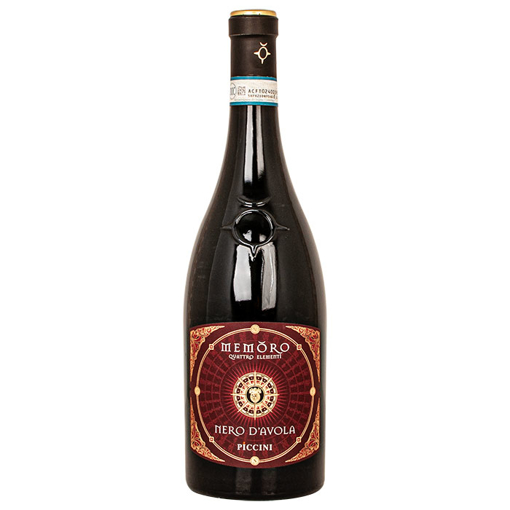 Εικόνα της Piccini Memoro 4 Elementi Nero D'Avola 0.75L