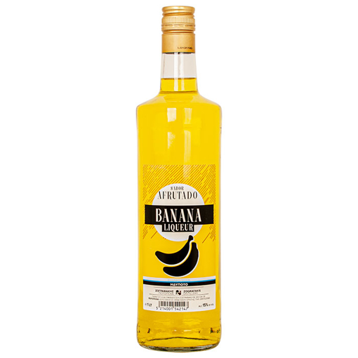 Εικόνα της Afrutado Banana Liquer 1L 15%