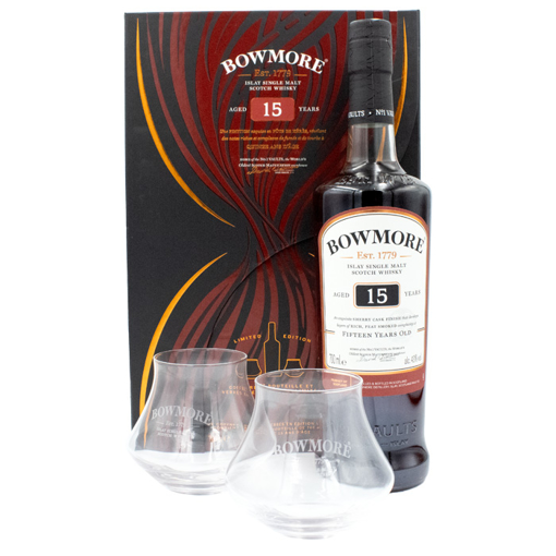 Εικόνα της Bowmore 15YRS Sherry Cask 0.7L 43% (+2 glasses)