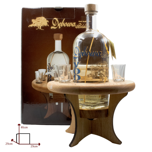 Εικόνα της Debowa Oak (+4 glasses) 1.75L 40%