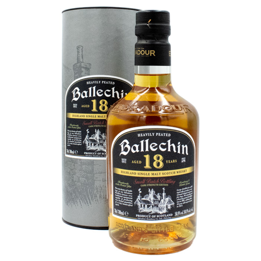 Εικόνα της Ballechin 18YRS Heavily Peated Cask Strength Single Malt Scotch Whisky 0.7L 50.9%