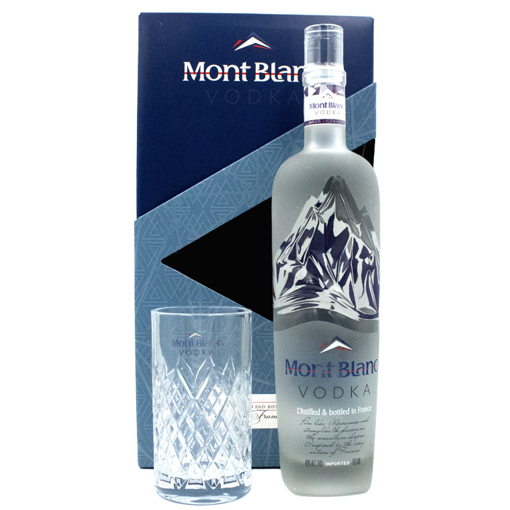 Εικόνα της Mont Blanc Vodka (+1 Verres) 0.7L 40%