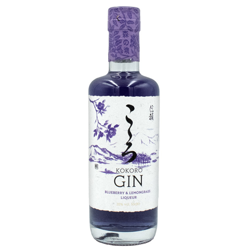 Picture of Kokoro Blueberry & Lemongrass Gin Liqueur 0.5L 20%