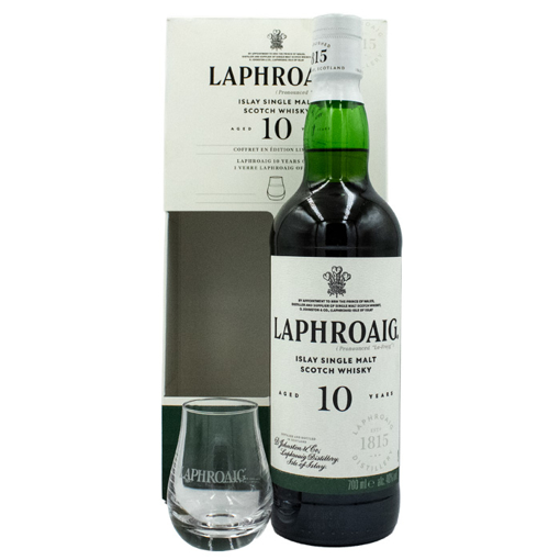 Εικόνα της Laphroaig 10YRS (+1 glass) 0.7L 40%