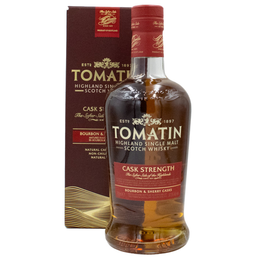 Εικόνα της Tomatin Cask Strength Bourbon & Sherry Cask 0.7L 57.5%