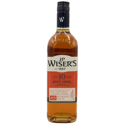 Picture of JP Wiser's 10YRS Triple Barrel Canadian Whisky 0.7L 40%