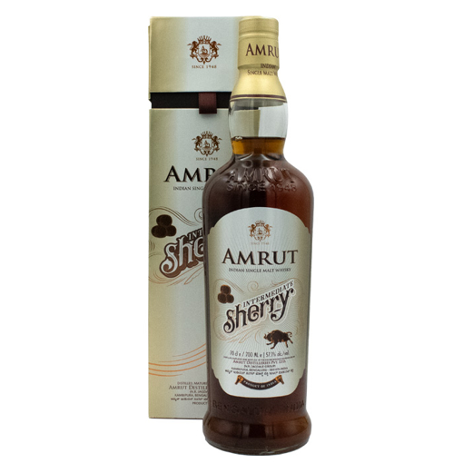 Εικόνα της Amrut Intermediate Sherry Cask Matured Single Malt Whisky 0.7L 57.1%