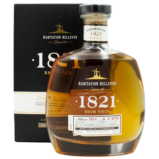 Εικόνα της Habitation Bellevue 6YRS 1821 Rhum Vieux 0.7L 45%