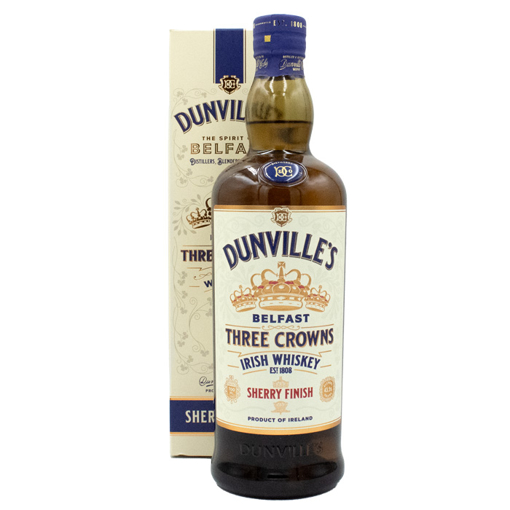 Picture of Dunvilles Three Crown Sherry Finish 0.7L 43.5%