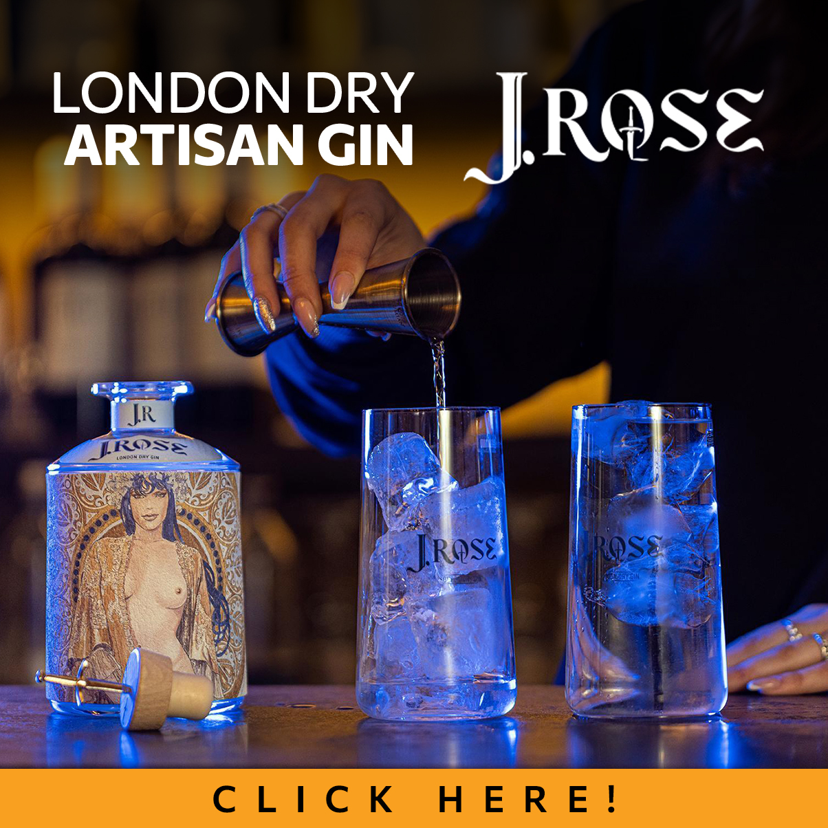 J.Rose London Dry Gin: Ιταλική Κομψότητα στο Ποτήρι σου