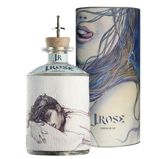 Picture of J.Rose Gin - Molly - Whispers Of The Night + Tube 0.7L 43%