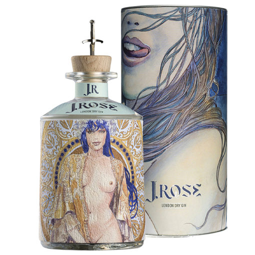 Picture of J.Rose Gin - Regina - The Imperial Muse + Tube 0.7L 43%