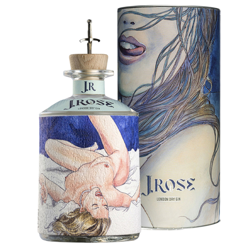 Picture of J.Rose Gin - Miele - The Blue Reverie + Tube 0.7L 43%