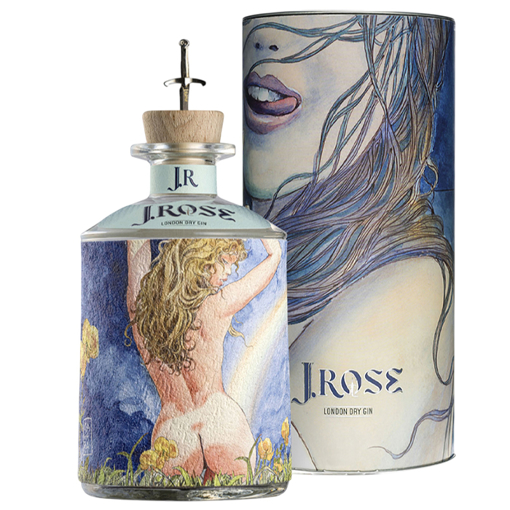Picture of J.Rose Gin - Miele - Chasing Rainbows + Tube 0.7L 43%