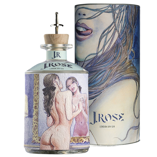 Εικόνα της J.Rose Gin - Claudia - Reflections Of Desire + Tube 0.7L 43%