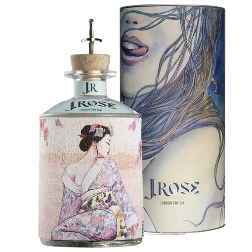 Picture of J.Rose Gin - Geisha Edition + Tube 0.7L 43%