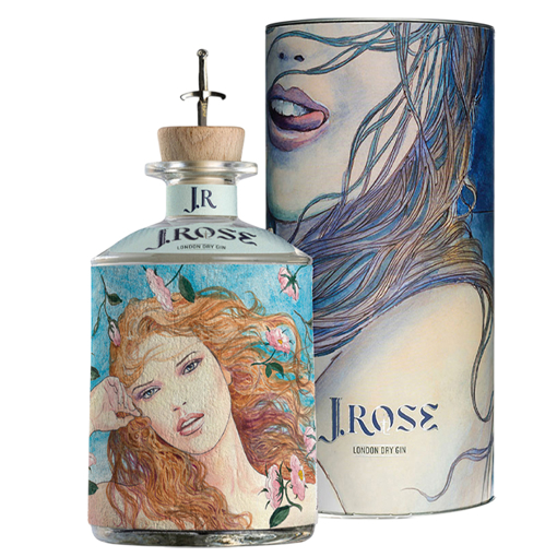 Picture of J.Rose Gin - Venere - The Golden Dawn + Tube 0.7L 43%